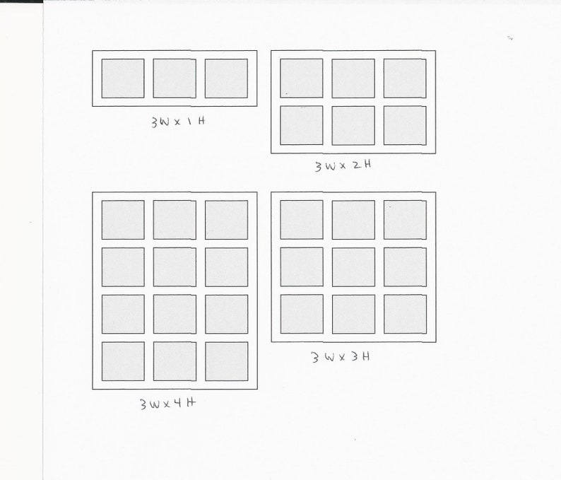 6x6 COLLAGE FRAME Square Photo Frame 6x6s Frame Photo Etsy