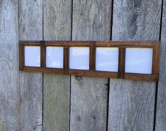 4x4 - 2, 3, 4, or 5 Openings Collage Picture Frame, Multiple Opening Display