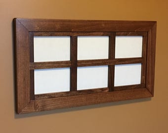 4x6s - 6, 7, 8, or 9 Opening Windowpane Collage Frame