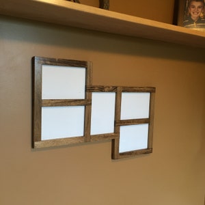 5 Opening Collage Photo Frame for 4x6, 5x7, or 8x10 Pictures, Multiple Orientation Frame