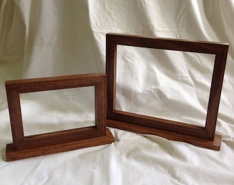 Two Sided Frame, Double Sided Picture Frame, Reversible Frame for 4x6, 5x7, 8x10, or Square Photos