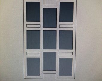 9 Opening Negative Space Collage Picture Frame