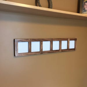 4x4s- 6, 7, 8, or 9 Opening Collage Frame for Multiple Square Photos