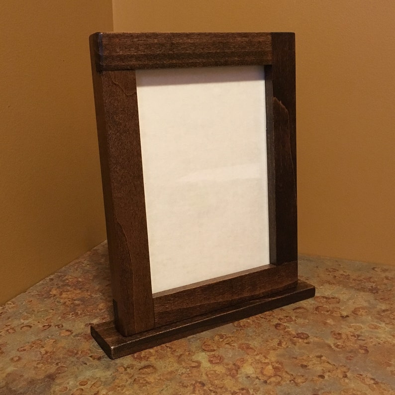 1 SIDED TABLETOP Frame Freestanding Picture Frame 5X7 Frame Etsy