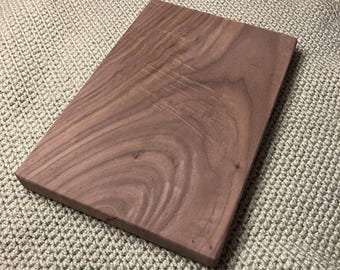 Solid Walnut 12x8x1 Wood Cutting Board: Conditioner is Optional
