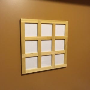4x4s- 6, 7, 8, or 9 Opening Collage Frame for Multiple Square Photos