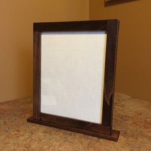 Tabletop Freestanding Picture Frame for 4x6, 5X7, 8X10, or Square Photos, 1 Sided Frame with Base