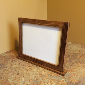 Moldura de mesa de 1 lado para fotos de tamanho padrão, quadrado ou personalizado, moldura independente