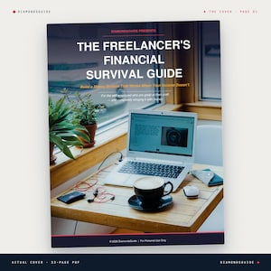 Finansguide för frilansare i PDF-format | Pengasystem för egenföretagare | Budget för oregelbunden inkomst | Skattebesparingar | 90-dagarsplan | Direkt nedladdning