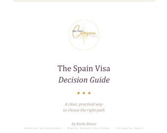 SpanienVisa Entscheidungshilfe | Digitaler Nomade, Schüler, NLV, Autóno erklärt (PDF Download)