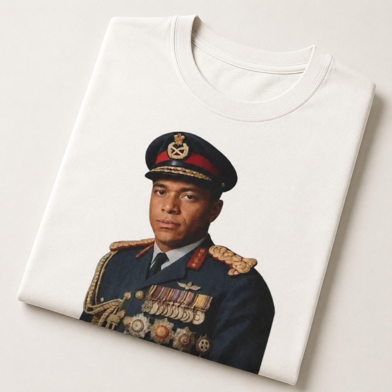 mbappe dictator meme tshirt, mbappe dictator, meme kleding, voetbal/voetbal tshirt, real madrid tshirt afbeelding 1