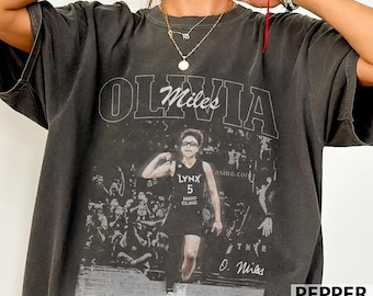 WNBA T Shirt, Olivia Miles Basketball Retro, Minnesota Lynx Fan Tee, Women Basketball Gift