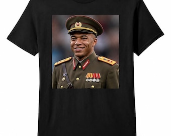 Funny Mbappe Dictator Meme T-Shirt, World Cup Soccer Fan Tee, Humorous Football Gift