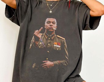 Dictator Mbappé middelvinger T-shirt, grappig cadeau voor Franse voetbalfans