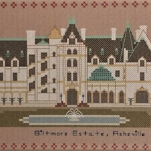 Herbst im Biltmore Estate PDF-Download Kreuzstichmuster