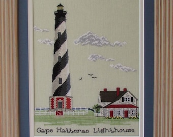 Lighthouses of the Outer Banks Cape Hatteras National Seashore Cross Stitch Pattern