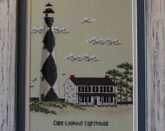 PDF Download Lighthouse of the Outer Banks II Cross Stitch Pattern