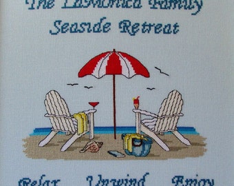 Seaside Retreat PDF Download Cross Stitch Pattern