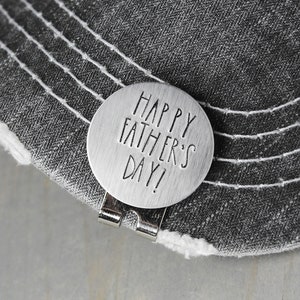 Golf Ball Marker - Golf Lover -  Fathers Day Gift - Golf Hat Clip For Dad