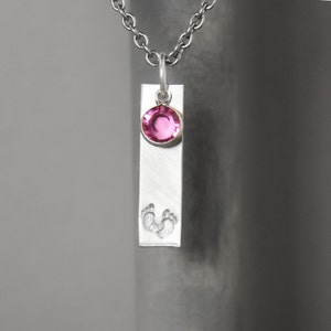 Mom Necklace  Sterling Silver - Gift for New Mom - New Mom Jewelry