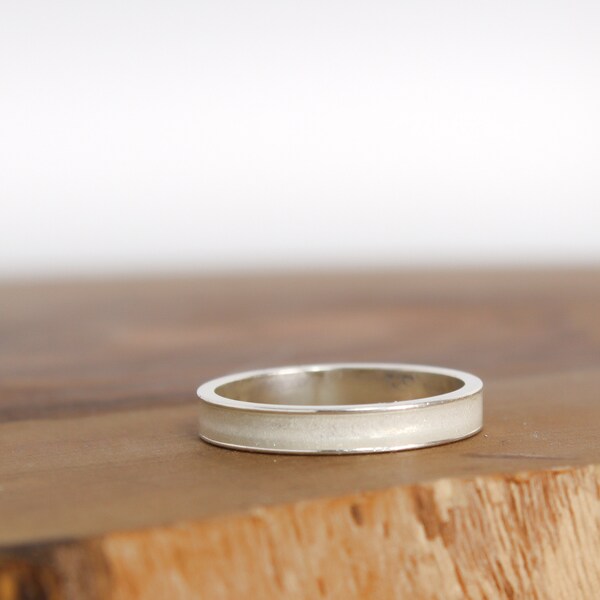 Bague en sélénite - Bague en argent sterling - Bijoux en sélénite - Bague chakra du troisième œil
