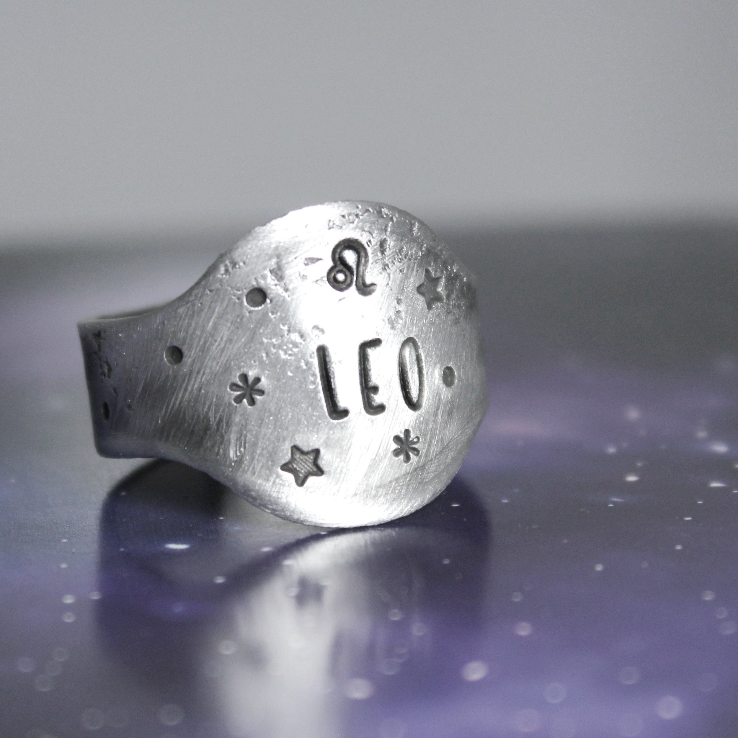 Leo Ring Leo Zodiac Ring Leo Jewelry Zodiac Jewelry Etsy