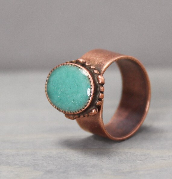 turquoise copper ring