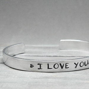 I Love You More Cuff Bracelet Mom Daughter Jewelry I Love You Most image 3