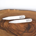 Custom Groomsmen Gifts,  Monogram Collar Stays, Personalized Gifts for Dad,  Father of the Bride