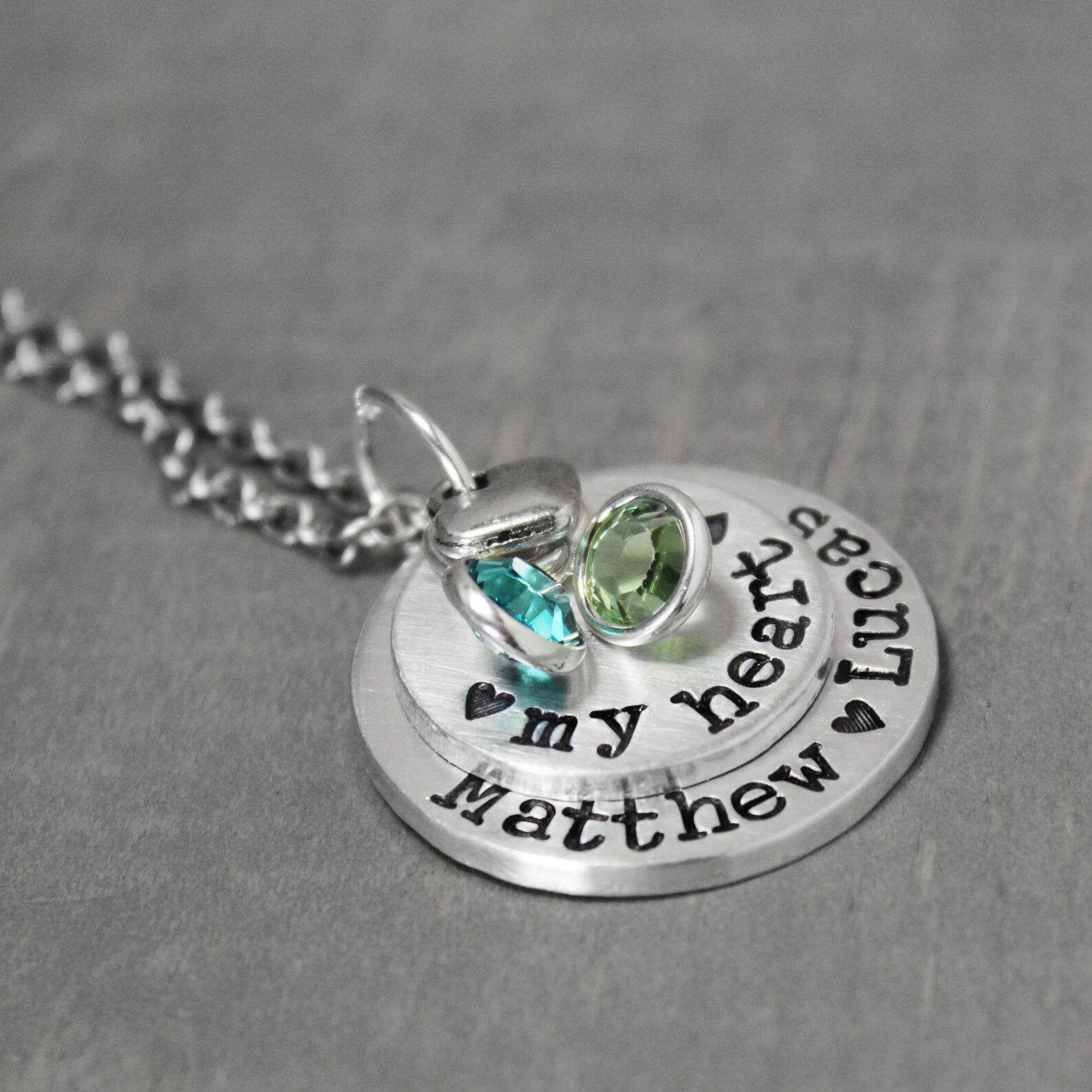 Mom of Boys Necklace Mommy Necklace Mother Birthstone Etsy