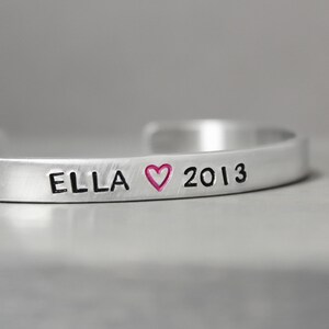 Baby Birth Bracelet - New Mom Jewelry - Custom Name Bracelet