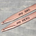 Copper Collar Stays, Personalized Gifts for Dad, Personalized Gifts for Men, Father of the Bride