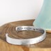 Inspiration Bracelet - Strength Bracelet - Inspiration Cuff Bracelet - Intention Bracelet