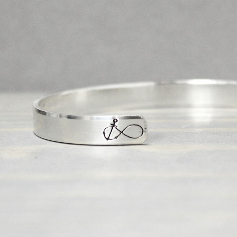 Coordinate Bracelet Sterling Silver Long Distance Relationship Latitude Longitude Bracelet image 10