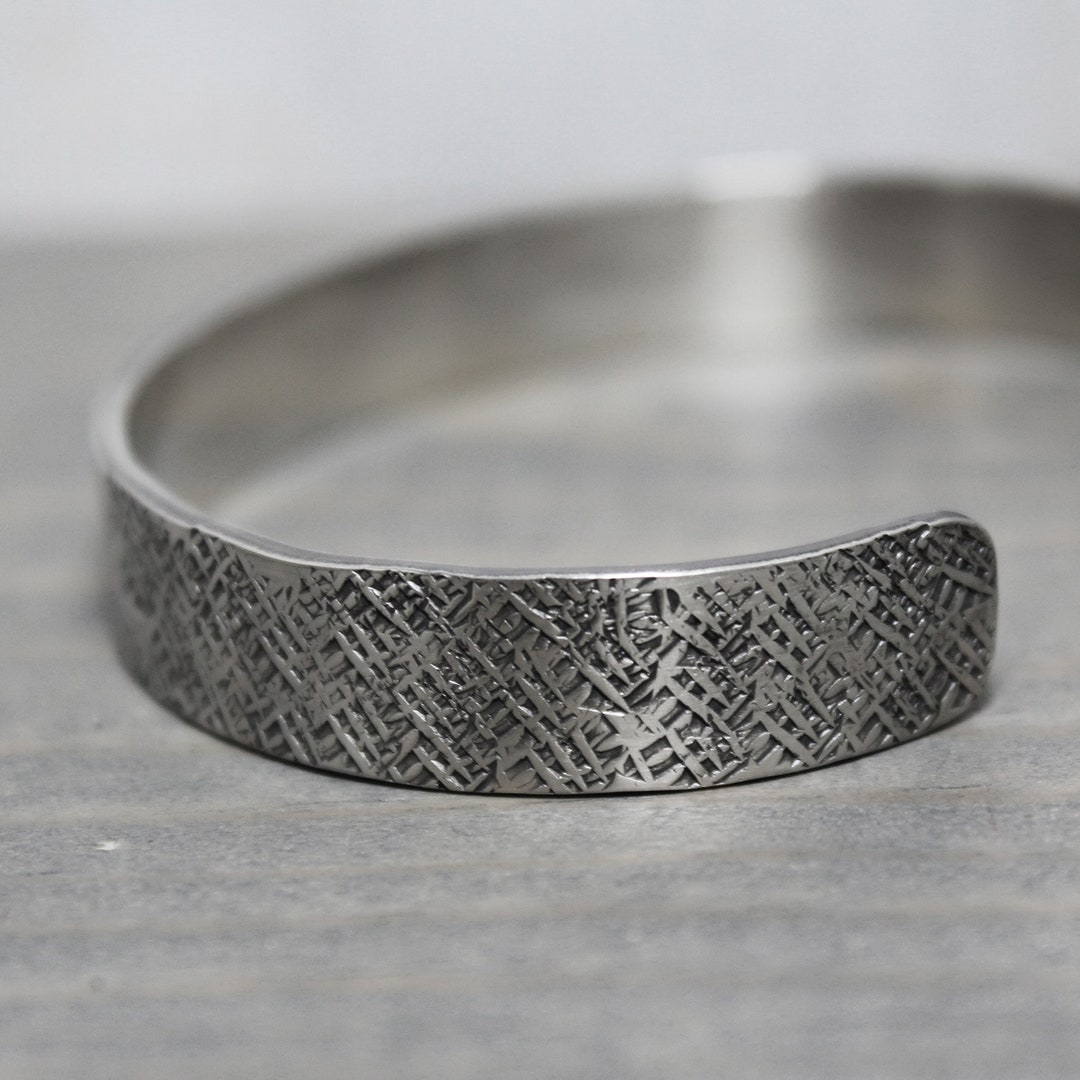 Mens Silver Cuff - Custom Mens Silver Bracelet - Custom Mens Bracelet 3 ...