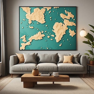 Karta över skärgården Mjuk kontorsinredning Trend Curated Showcase Pearl River Rust Salvia Sand Slate Röksten Taupe Sammet