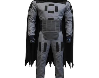 Traje de cosplay de Din Djarin, o Mandaloriano, com capa e faixa de Mythosaur | Traje de voo de caçador de recompensas inspirado em Star Wars | Roupa de armadura Beskar