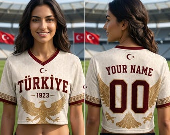 Türkiye Soccer Football Jersey Custom Name Number Turkish Soccer Team Jersey Turkey Flag Football Jerseys Türkiye Shirt Men Women Gift