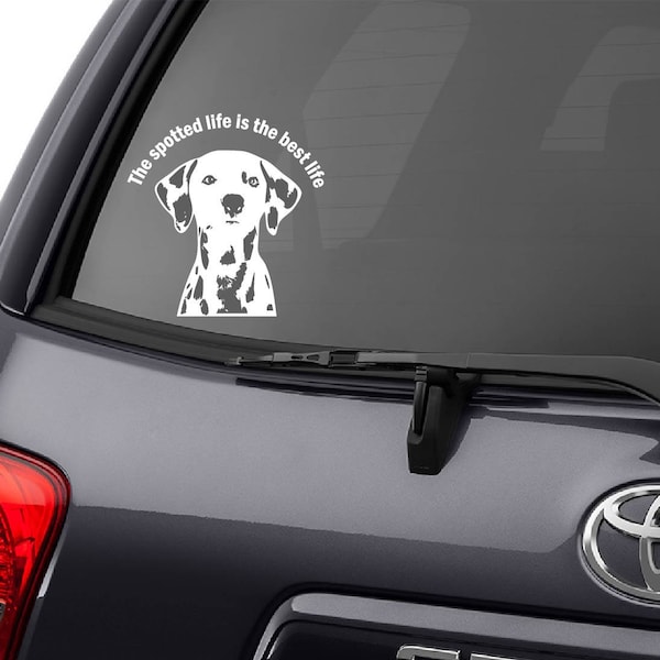 Dalmatian Car Decal Etsy