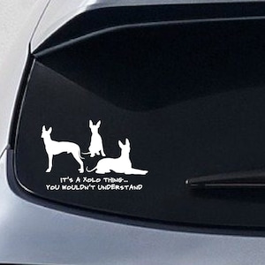 Xolo Dog, Xolo Dog Decal, Xolo Dog Gift, xoloitzcuintli, xoloitzcuintli decal, xoloitzcuintli sticker, mexican hairless, bumper sticker