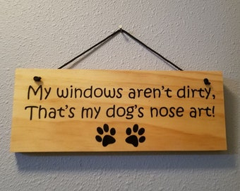 Wooden Dog Signs, Dog Home Decor, Funny Dog Signs, Wooden Home Decor, Wooden Farmhouse Decor, Pet Signs, Pet Owner Gifts, Gift from Dogs