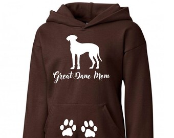 Great Dane Shirt, Great Dane Mom, Great Dane Gift, Dog Mom Sweatshirt, Dog Dad Shirt, Fur Mama, Fur Daddy Shirt, Hooded Sweatshirt, Hoodie