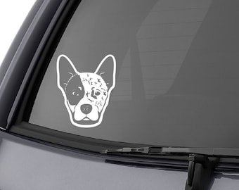 Heeler Decal, Cattle Dog, Blue Heeler, Cattle Dog Decal, Red Heeler, Cattledog, Herding Decal, Cattle Dog sticker, Farmdog, Bluetick