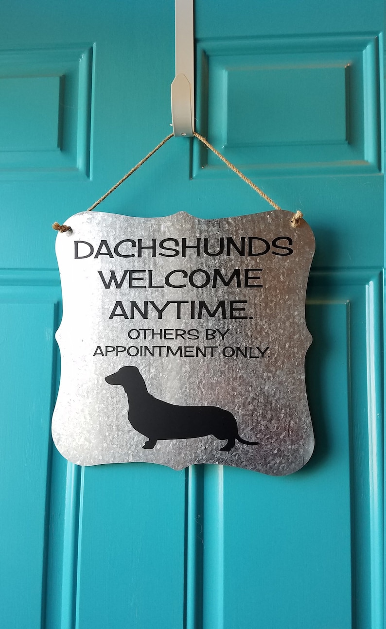 Dackel Geschenke, Dackel Dekor, Dackel Zeichen, Hund Wohnkultur, Hunderasse Zeichen, Dackel Hund Geschenk, Hunde Geschenke, Hunde Geschenke, Haustier Geschenke Bild 1