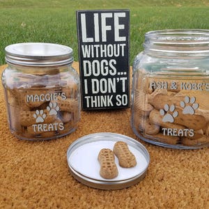 Dog Treat Jar Customized, Customized Dog Treat Jar, Dog Treat Jar, Personalized Dog Treat Jar, Dog Treat Jar Personalized, Pet Treat Jar