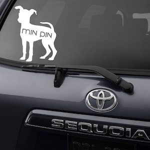 Min Pin Decal, Decal Min Pin, Miniature Pinscher Decal, Min Pin Sticker, Sticker Min Pin, Min Pin, Miniature Pinscher, Min Pin Gift, Laptop