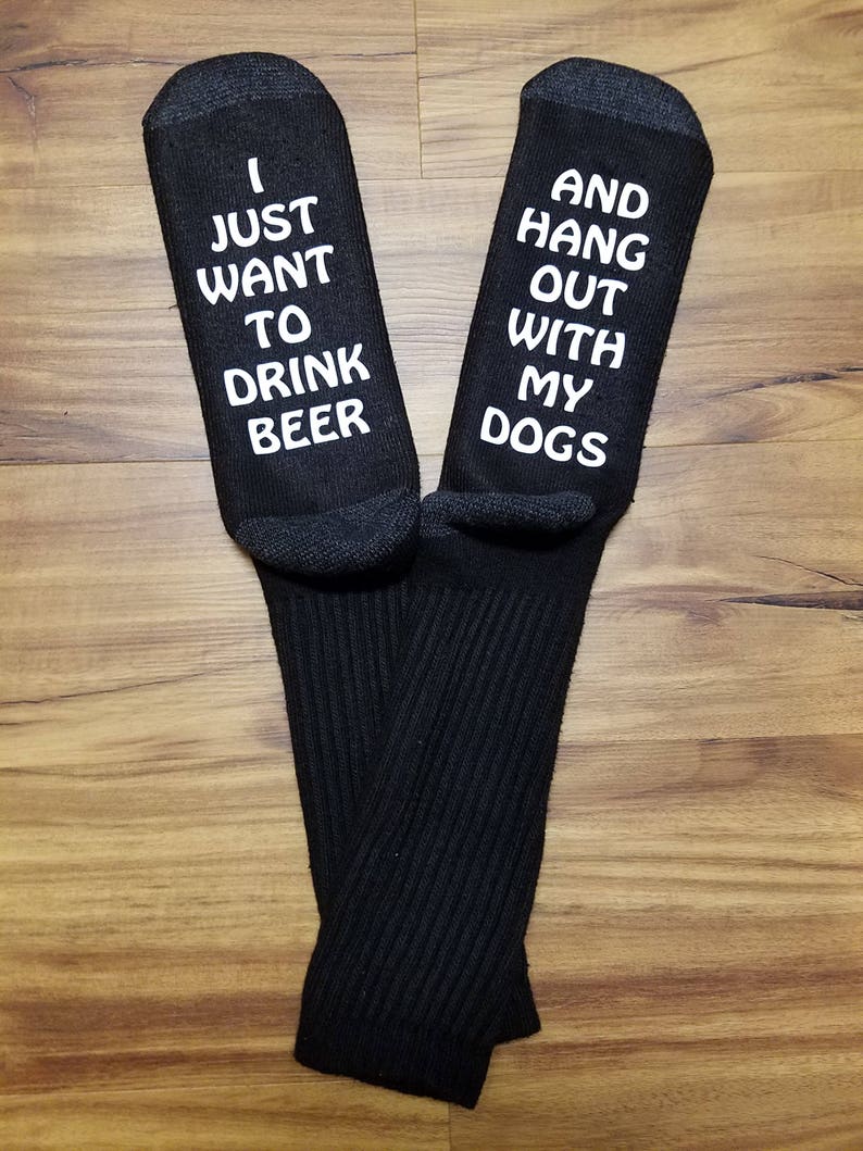 Beer Socks Drink Beer Socks Drink Beer and Hang Out With My Etsy