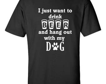 Dog Dad Shirt, Dog Dad Gift, Gift for Dog Dad, Gift from Dogs, Beer Lover Shirt, Beer Lover Gifts, Beer Gifts, Father's Day Shirt