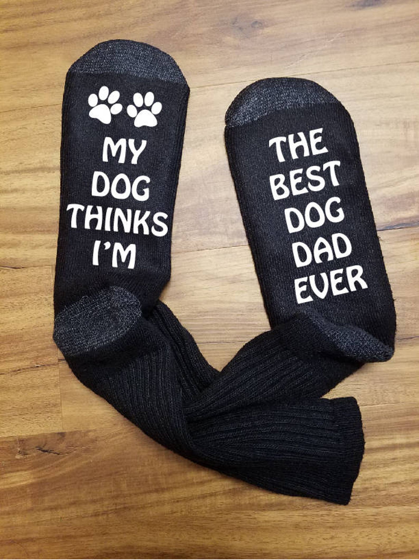 Dad Socks Dog Dad Socks Dog Dad Gift Dog Dad Christmas Etsy
