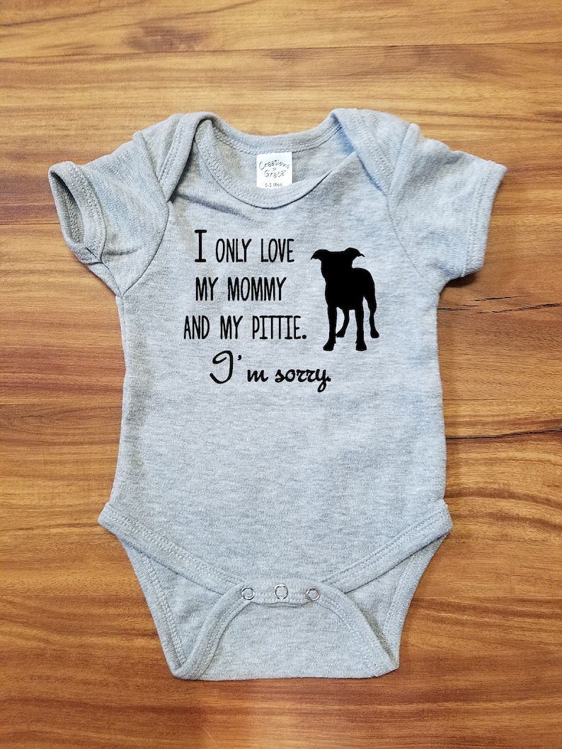 Pitbull Baby Pitbull baby clothes Pit bull Baby Clothes Dog Etsy